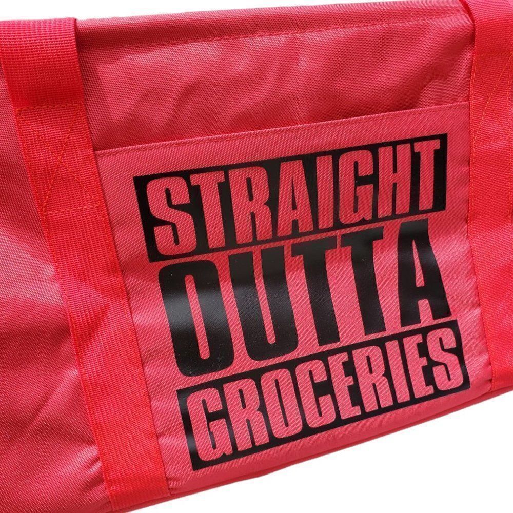 "STRAIGHT OUTTA GROCERIES" Multipurpose Tote - Picture 5 of 15
